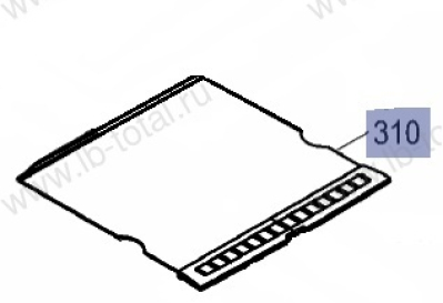 Стеклополка в сборе