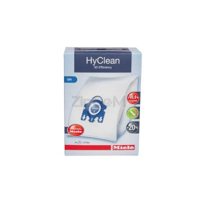 Мешки HyClean 3D GN (4шт) + фильтры для пылесосов Miele 41996572D (9153500)