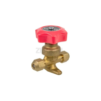 Кран ручной (клапан) для кондиционеров 1/4" VAHV-3/4F (HAHV-1/4F)