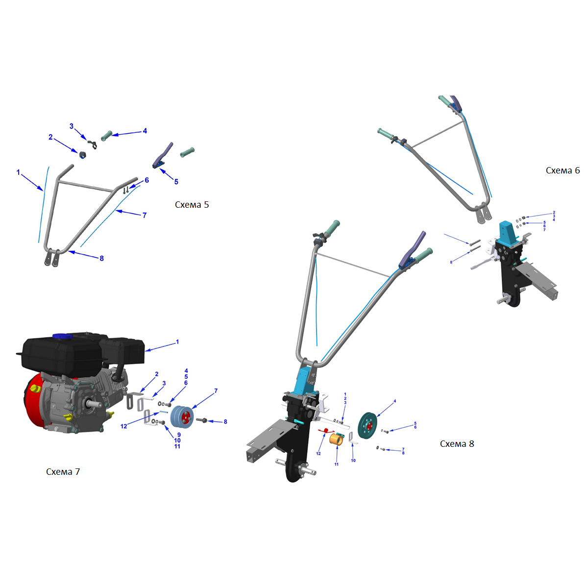 Мотоблок бензиновый GT-330