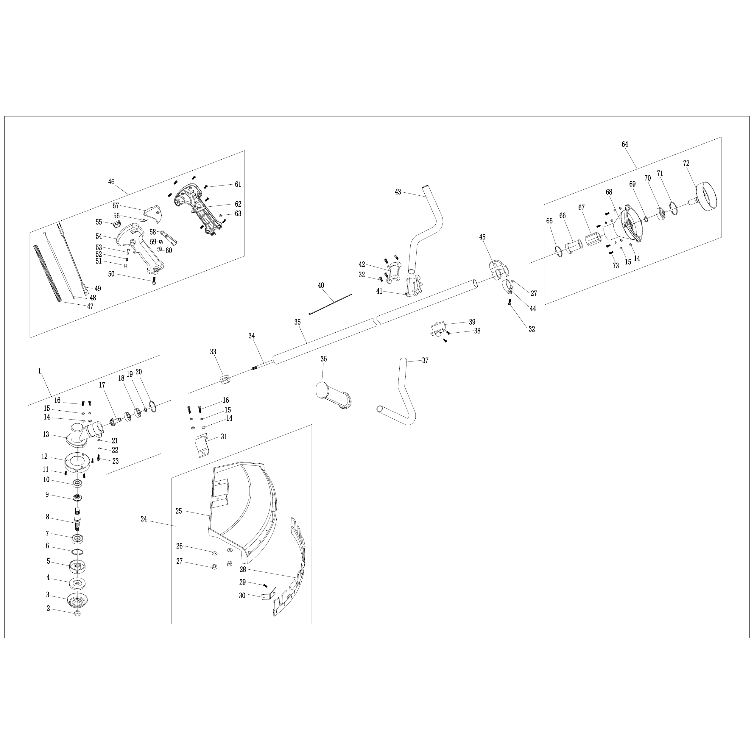 Триммер бензиновый КРБ-2500