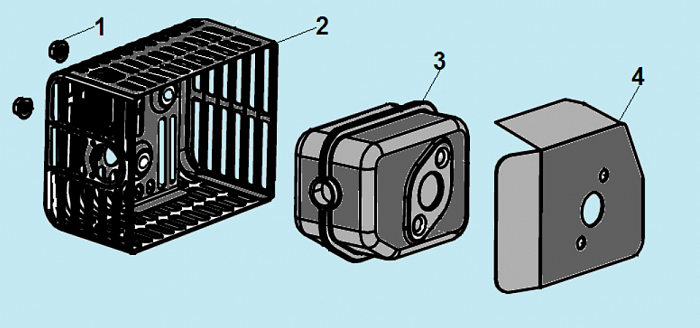12 ГЛУШИТЕЛЬ ГАЗОНОКОСИЛКА CHAMPION LM4622