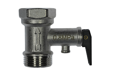 Клапан для водонагревателя, предохранительный, 3/4, с ручкой, 8 бар, 0.8 МПа